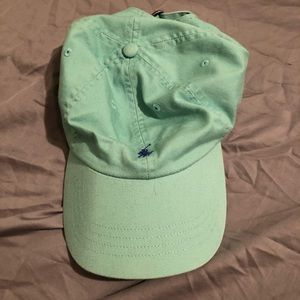 Light teal polo Ralph Lauren hat